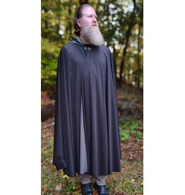 Cloakmakers.com 6185-Washable Black Raincloak w/ Silver Tone clasp