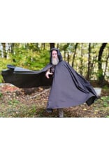 Cloakmakers.com 6185-Washable Black Raincloak w/ Silver Tone clasp
