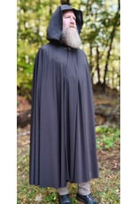 Cloakmakers.com 6185-Washable Black Raincloak w/ Silver Tone clasp