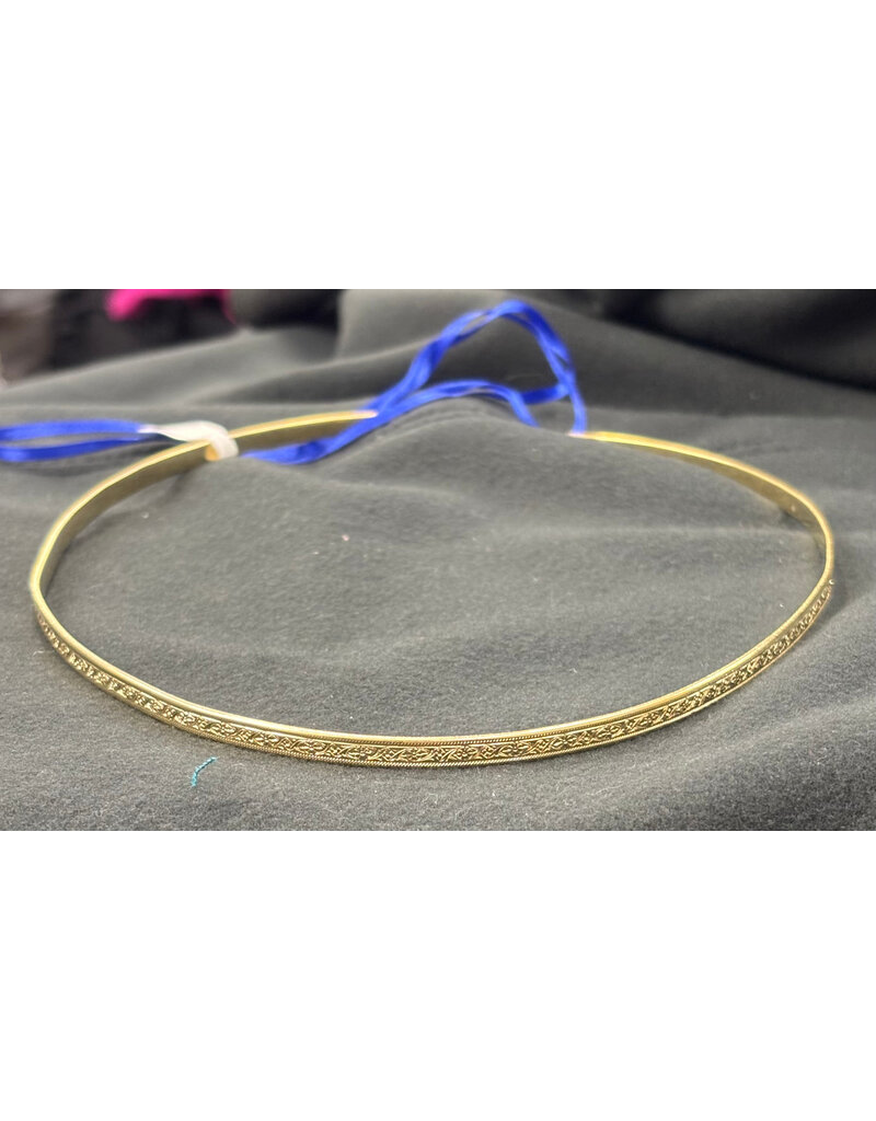 Cloakmakers.com Tiny Floral Vine Circlet - Gold Plated