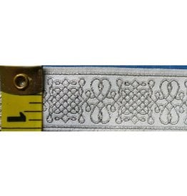 Cloakmakers.com Royal Tudor trim, Silver/White