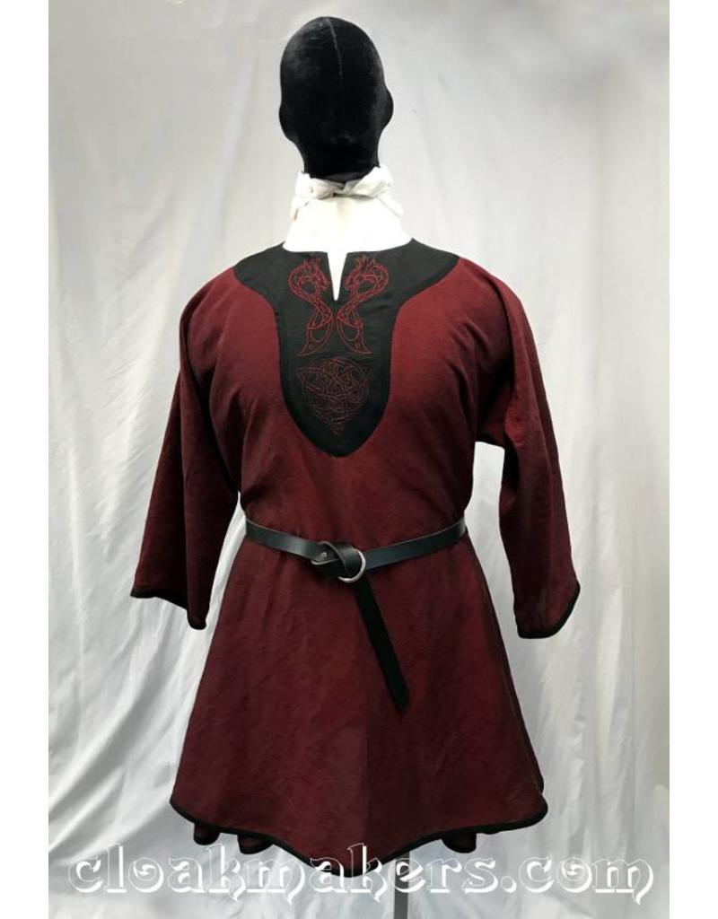 Cloakmakers.com J100 - Maroon Tunic with Wyverns