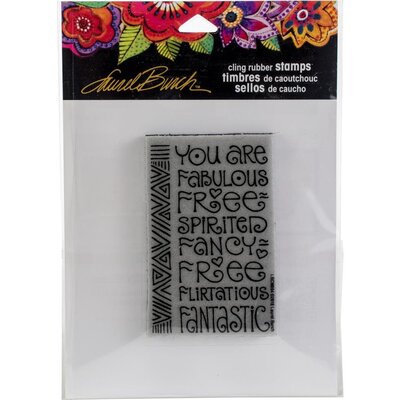 Stampendous Laurel Burch Cling Stamp (fabulous) Stampendous Laurel Burch Cling Stamp (fabulous)