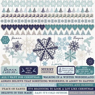 Kaisercraft Wonderland Cardstock Stickers 12X12 Kaisercraft Wonderland Cardstock Stickers 12X12