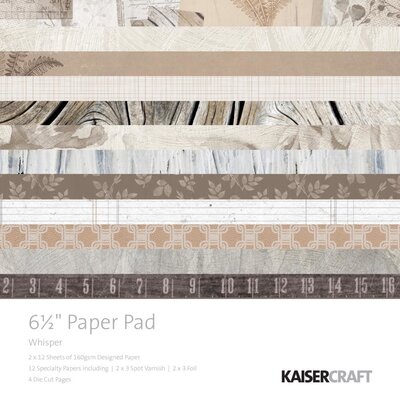Kaisercraft Paper Pad 6.5X6.5 (whisper) Kaisercraft Paper Pad 6.5X6.5 (whisper)