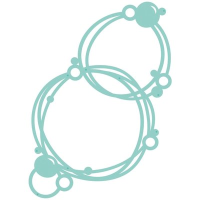 Kaisercraft Decorative Die (double bubble) Kaisercraft Decorative Die (double bubble)