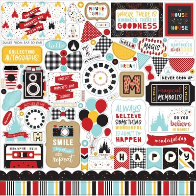 Echo Park Paper Magical Adventure 2 Cardstock Stickers 12X12 (elements) Echo Park Paper Magical Adventure 2 Cardstock Stickers 12X12 (elements)