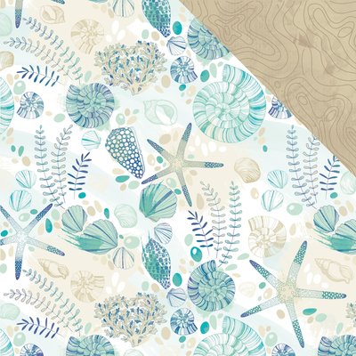 Kaisercraft Deep Sea Double-Sided Cardstock 12X12 (tide) Kaisercraft Deep Sea Double-Sided Cardstock 12X12 (tide)