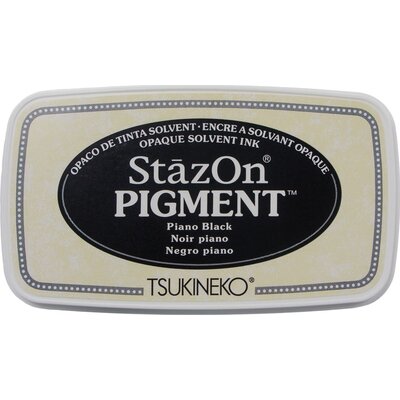 Tsukineko StazOn Pigment Ink Pad - Piano Black Tsukineko StazOn Pigment Ink Pad - Piano Black