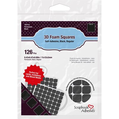 Scrapbook Adhesives 3D Foam Squares (black regular) Scrapbook Adhesives 3D Foam Squares (black regular)