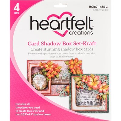 Heartfelt Creations Card Shadow Box Set (kraft) Heartfelt Creations Card Shadow Box Set (kraft)