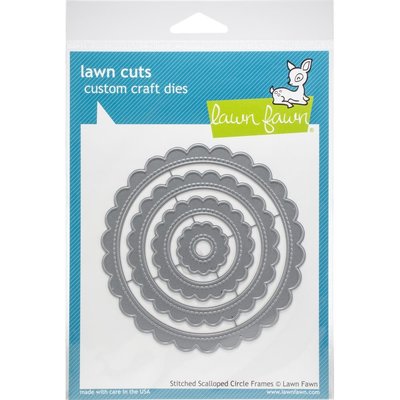 Lawn Fawn Dies (stitched scalloped circle frames) Lawn Fawn Dies (stitched scalloped circle frames)