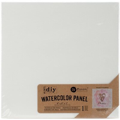 Prima Marketing Watercolor Canvas Panel 8x8 Prima Marketing Watercolor Canvas Panel 8x8