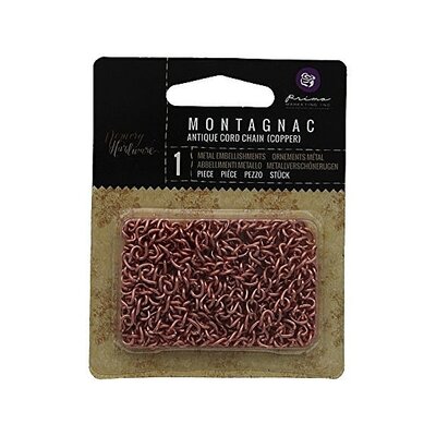 Prima Marketing Metal Embellishments Montagnac Antique Cord Chain (copper) Prima Marketing Metal Embellishments Montagnac Antique Cord Chain (copper)
