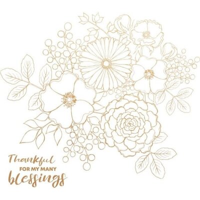 Kaisercraft Blessed Foil Paper 12X12 (bouquet) Kaisercraft Blessed Foil Paper 12X12 (bouquet)