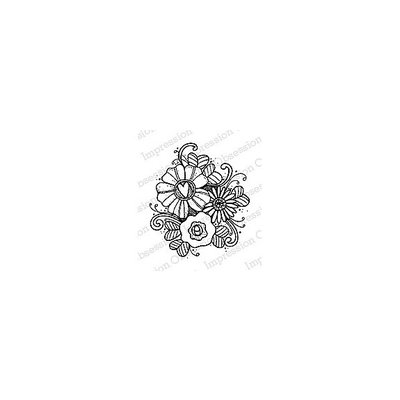 Impression Obsession Cling Stamp (flower trio) Impression Obsession Cling Stamp (flower trio)