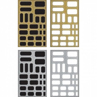 Advantus (Tim Holtz) Tim Holtz Idea-Ology - Metallic Stickers (labels) Advantus (Tim Holtz) Tim Holtz Idea-Ology - Metallic Stickers (labels)