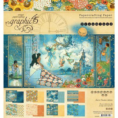 Graphic 45 Paper Pad 8X8 (dreamland) Graphic 45 Paper Pad 8X8 (dreamland)