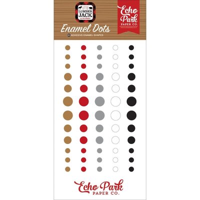 Echo Park Paper Adhesive Enamel Dots (little lumberjack) Echo Park Paper Adhesive Enamel Dots (little lumberjack)