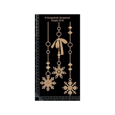 Scrapaholics Laser Cut Chipboard (snowflake dangles) Scrapaholics Laser Cut Chipboard (snowflake dangles)