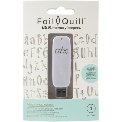 We R Memory Keepers Foil Quill USB Artwork Drive (alphabet) We R Memory Keepers Foil Quill USB Artwork Drive (alphabet)