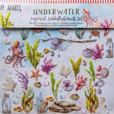 49 and Market Layered Embellishments 12X12 (underwater) 49 and Market Layered Embellishments 12X12 (underwater)