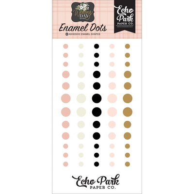 Echo Park Paper Adhesive Enamel Dots (wedding day) Echo Park Paper Adhesive Enamel Dots (wedding day)