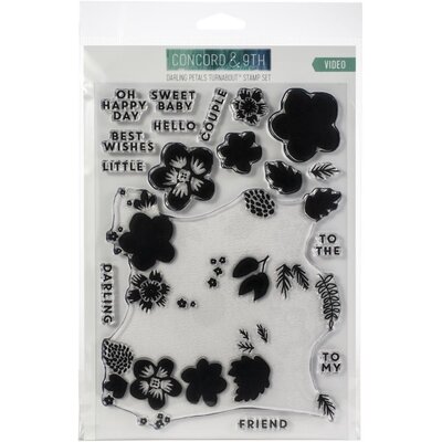 Concord & 9th Clear Stamps (darling petals turnabout) Concord & 9th Clear Stamps (darling petals turnabout)