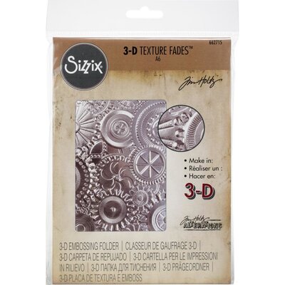 Tim Holtz - Sizzix 3D Texture Fades Embossing Folder (mechanics) Tim Holtz - Sizzix 3D Texture Fades Embossing Folder (mechanics)