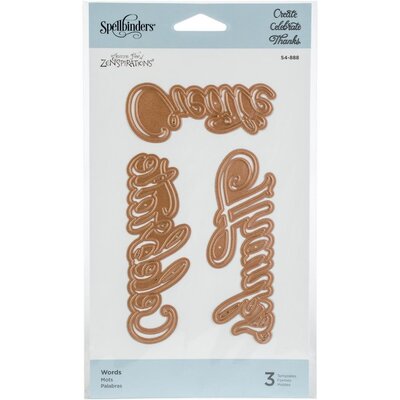 Spellbinders Shapeabilities Dies (words) Spellbinders Shapeabilities Dies (words)