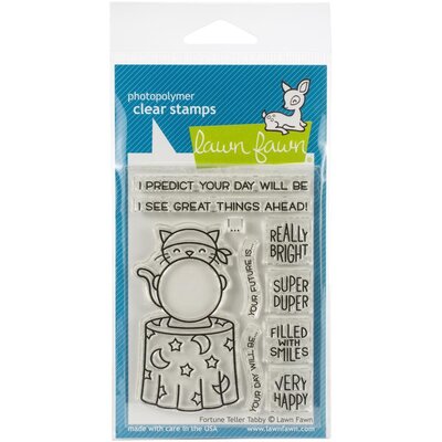 Lawn Fawn Clear Stamps (fortune teller tabby) Lawn Fawn Clear Stamps (fortune teller tabby)