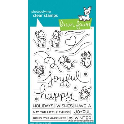 Lawn Fawn Clear Stamps (mice on ice) Lawn Fawn Clear Stamps (mice on ice)