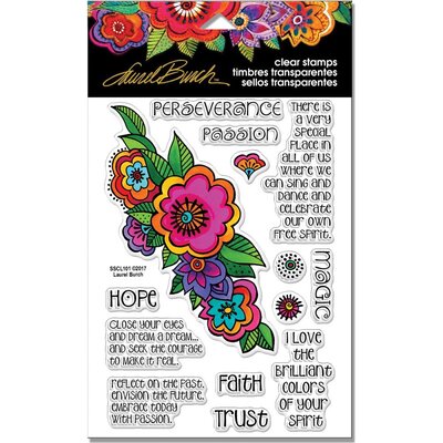 Stampendous Laurel Burch Clear Stamps (floral reflections) Stampendous Laurel Burch Clear Stamps (floral reflections)