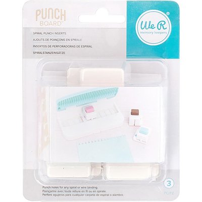 We R Memory Keepers Spiral Punch Inserts 3pk We R Memory Keepers Spiral Punch Inserts 3pk