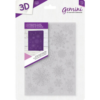 Crafter's Companion 3D Embossing Folder (shimmering snowflake) Crafter's Companion 3D Embossing Folder (shimmering snowflake)