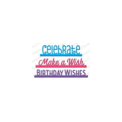 Impression Obsession Dies (birthday top edgers) Impression Obsession Dies (birthday top edgers)