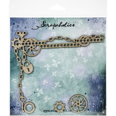 Scrapaholics Laser Cut Chipboard (industrial layered corner) Scrapaholics Laser Cut Chipboard (industrial layered corner)