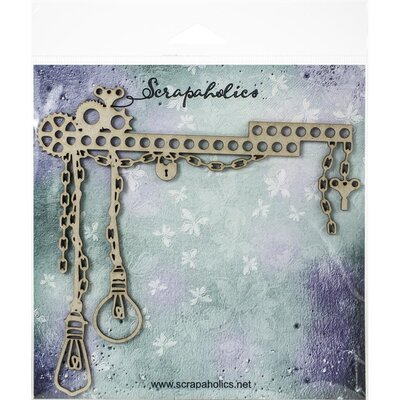 Scrapaholics Laser Cut Chipboard (industrial light corner) Scrapaholics Laser Cut Chipboard (industrial light corner)