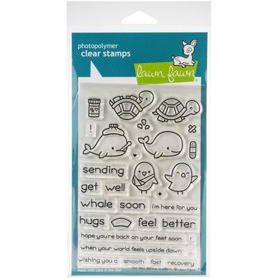 Lawn Fawn Clear Stamps (get well before 'n afters) Lawn Fawn Clear Stamps (get well before 'n afters)