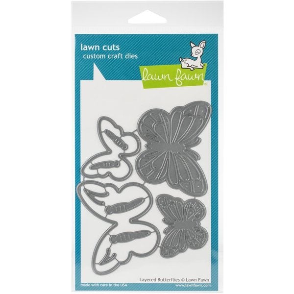 Download Lawn Fawn Dies (layered butterflies) - Scrapbooking Fanatics