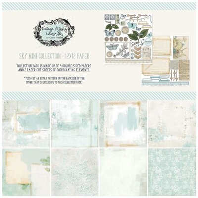 49 and Market Collection Pack 12X12 (vintage artistry sky) 49 and Market Collection Pack 12X12 (vintage artistry sky)