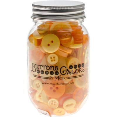 Buttons Galore Button Mason Jars (sunrise) Buttons Galore Button Mason Jars (sunrise)