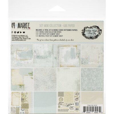 49 and Market Collection Pack 6X6 (vintage artistry sky) 49 and Market Collection Pack 6X6 (vintage artistry sky)