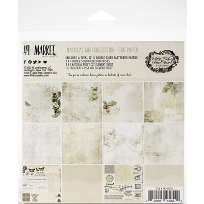 49 and Market Collection Pack 6X6 (vintage artistry natural) 49 and Market Collection Pack 6X6 (vintage artistry natural)