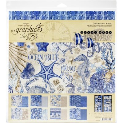 Graphic 45 Collection Pack 12x12 (ocean blue) Graphic 45 Collection Pack 12x12 (ocean blue)