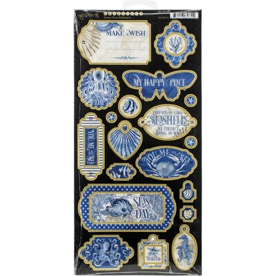 Graphic 45 Chipboard 6x12 (ocean blue) Graphic 45 Chipboard 6x12 (ocean blue)