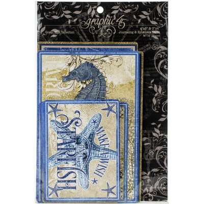 Graphic 45 Ephemera & Journaling Cards (ocean blue) Graphic 45 Ephemera & Journaling Cards (ocean blue)