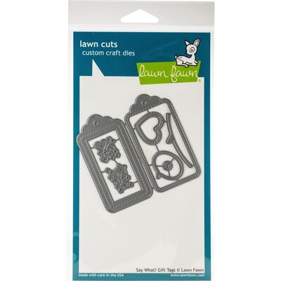 Lawn Fawn Dies (say what? gift tags) Lawn Fawn Dies (say what? gift tags)