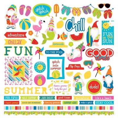 Photoplay Paper Element Stickers 12X12 (tulla & norbert's excellent adventure) Photoplay Paper Element Stickers 12X12 (tulla & norbert's excellent adventure)