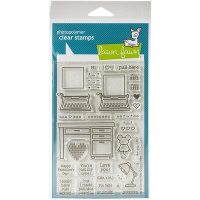 Lawn Fawn Clear Stamps (you're just my type) Lawn Fawn Clear Stamps (you're just my type)